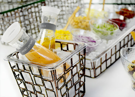 Etiquetas para Carafas de Aderezo - Set de 8, Ideal para Cocina