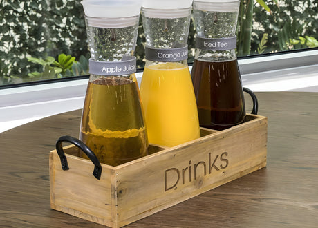 Etiquetas en blanco para carafas - Set de 8, pack x 1 pcs