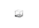 Muestra de Vidrio Cuadrado 2.5 oz, marca Square Glass, pack 12