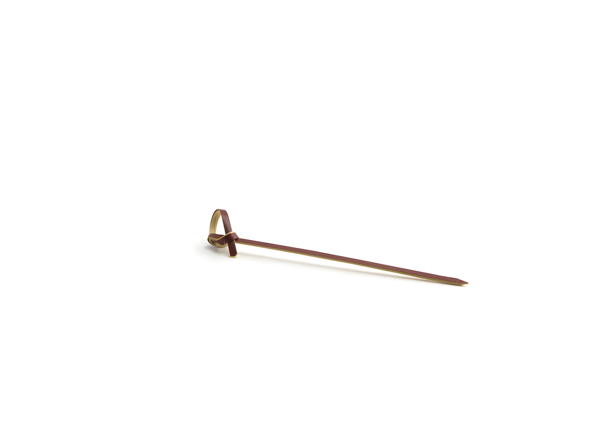 Palillo de Bambú Atado 4.5" - Paquete de 100 - Bolsa de 12 pcs