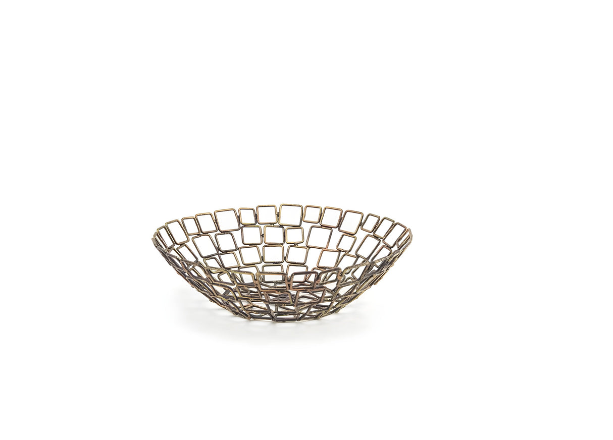 Cesta Redonda de Enlace de Cobre 10" Pack x 6 pcs - Modelo 123