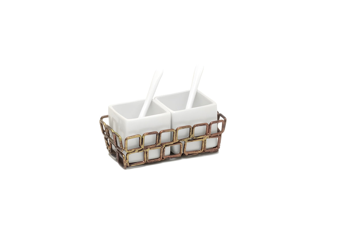 Soporte de Enlace de Cobre 4.5" x 2.5" Pack de 6 pcs