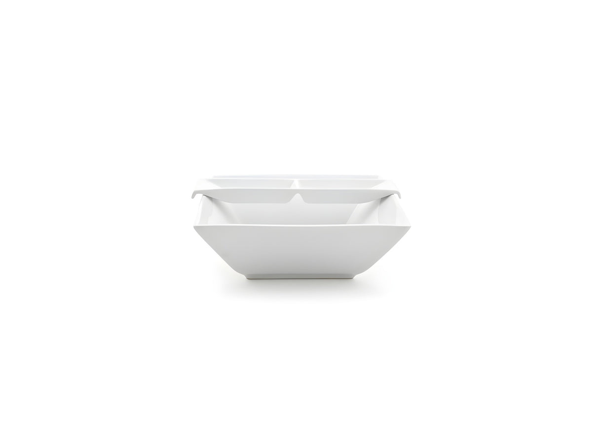 Tazón Alto Kyoto™ 9" Cuadrado 60 oz - Paquete de 2 piezas