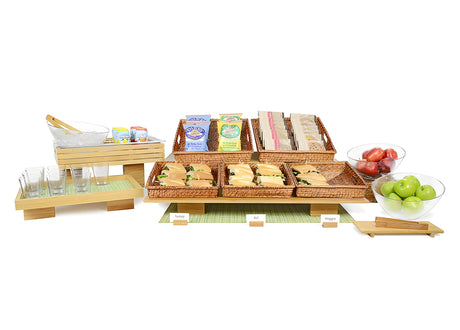 Soporte de Bambú L - Set de 2 - 6.25" - Pack de 2 Piezas