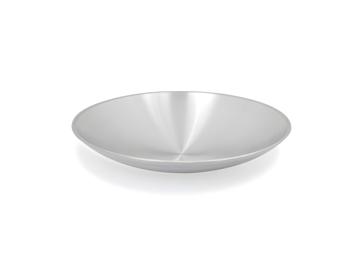 Servidor Redondo de Acero Inoxidable Harmony™ 14" - Paquete de 4