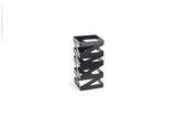 Zig Zag Risers - Set de 2 - Matte Black - 13 pulgadas - Pack x 1