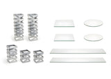 Esenciales Buffet - Zig Zag - Cristal Claro en Plata pack 1 pcs