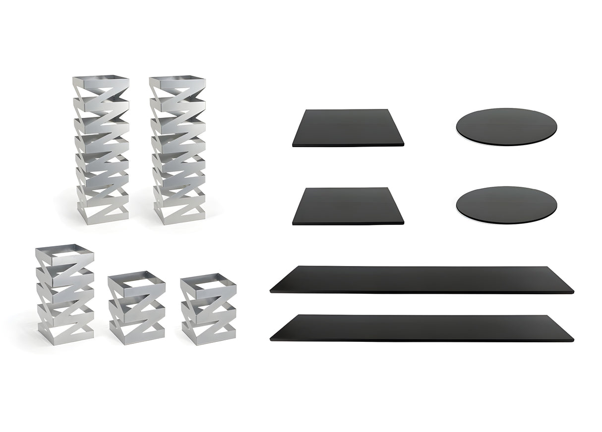Esenciales de Buffet - Zig Zag - Bambú en Plata - Pack x 1 pcs
