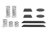 Esenciales de Buffet - Zig Zag - Bambú en Plata - Pack x 1 pcs