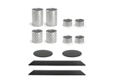 Esenciales Buffet - Dots - Bamboo en Plata pack x 1 pcs