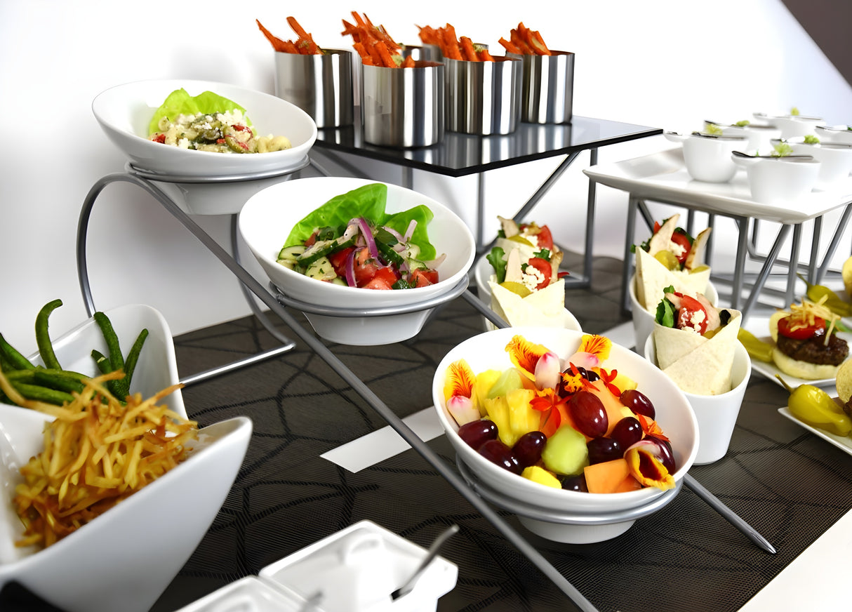 Soporte para tazones inclinados pack de 2 - Marca: [Tu Marca]