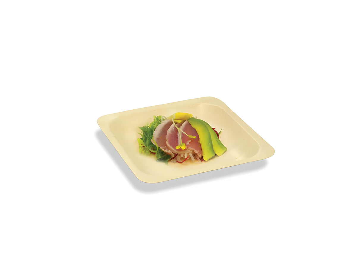 Plato Cuadrado Servewise® 5.5" - Paquete de 200 piezas