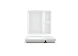 Plato Dividido Mod® 7.5" Cuadrado Pack de 12 Piezas