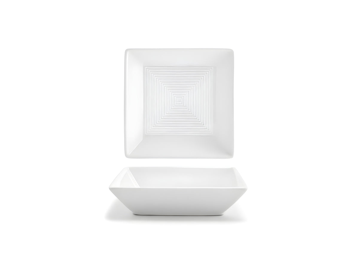 Bowl Spiral® Cuadrado 5.5" 10 oz Paquete de 12 piezas