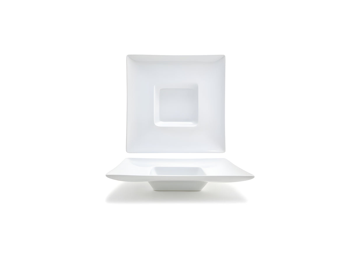 Bowl Mod® Cuadrado Ancho 10.5" 8 oz Paquete de 6 Piezas