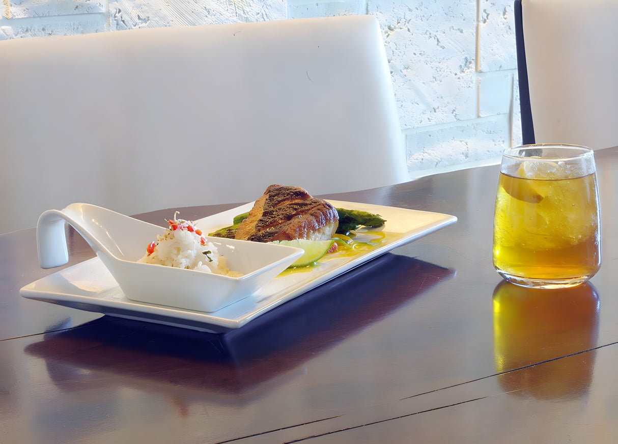 Plato Kyoto™ 13" x 7" Pack de 6 Unidades para Servir