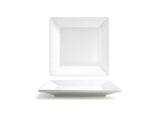 Plato Cuadrado Kyoto™ 9" Pack de 6 Piezas, Cerámica Resistente