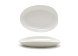Plato Oval Tides® 10" Escallop - Paquete de 4 piezas