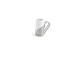 Juego de 12 tazas de porcelana Brushed Stainless de 1.5 oz
