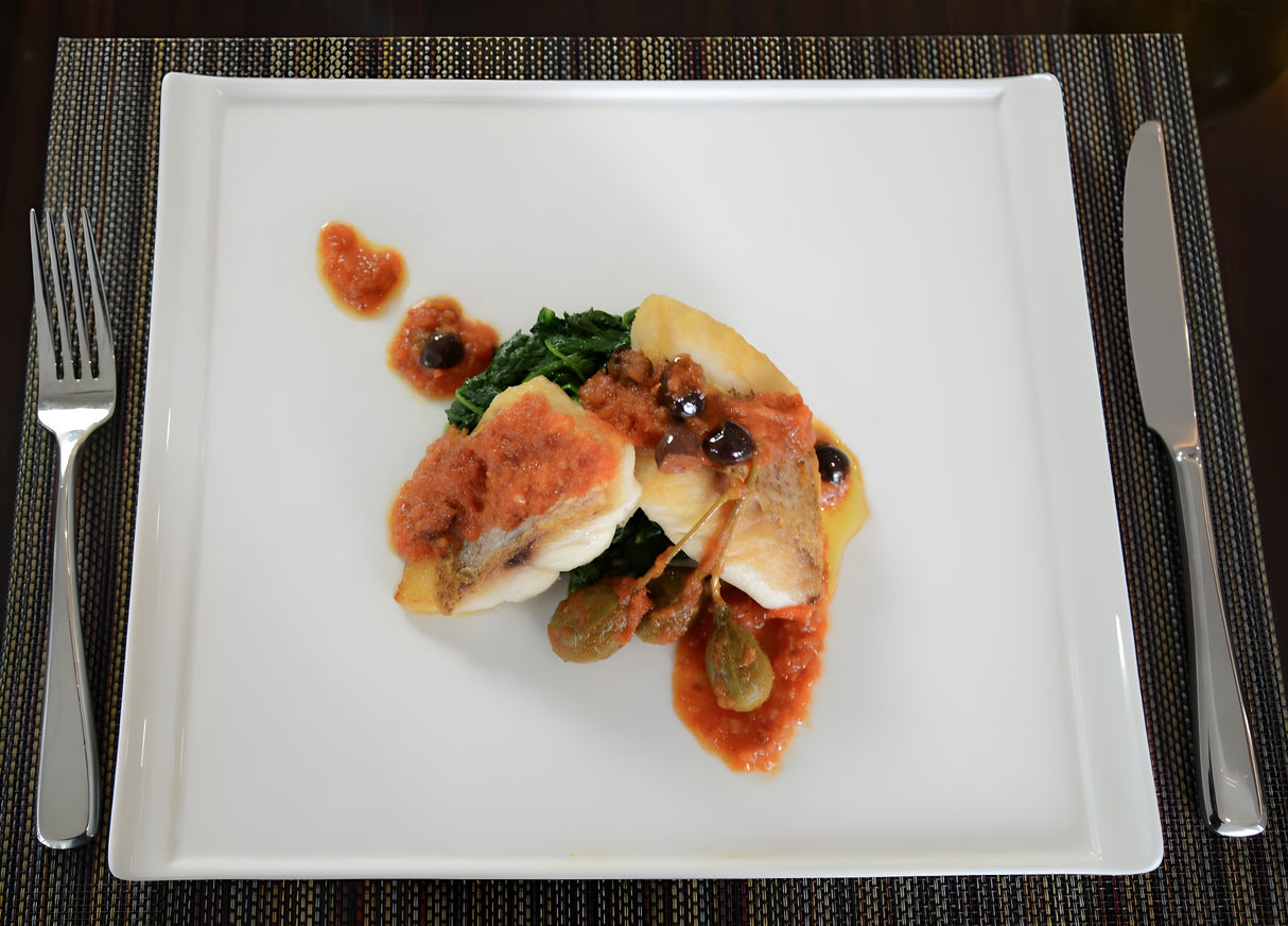 Plato Nouvelle 12" x 10" pack x 6 piezas, calidad superior