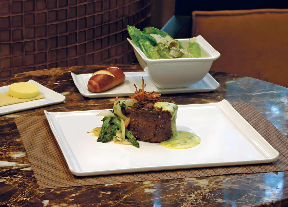 Plato Nouvelle 12" x 10" pack x 6 piezas, calidad superior