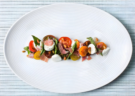 Plato Oval Spiral® Coupe 13" Pack de 4 Piezas