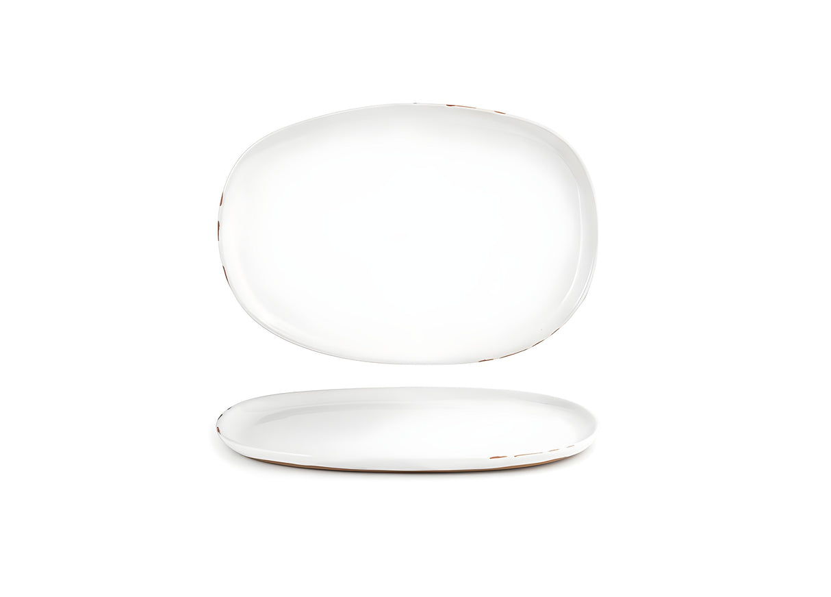 Plato Oval Artefact® de 13" - Pack de 4 unidades