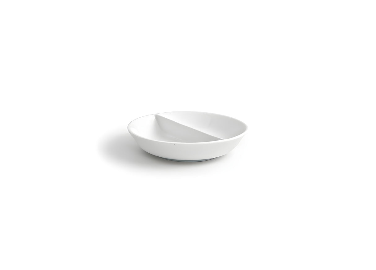Plato Dividido Redondo Monaco 4.75", 4 oz, Pack de 12 pcs