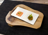 Plato Dividido Kyoto™ 6 oz 9" x 4.5" Pack de 6 Piezas