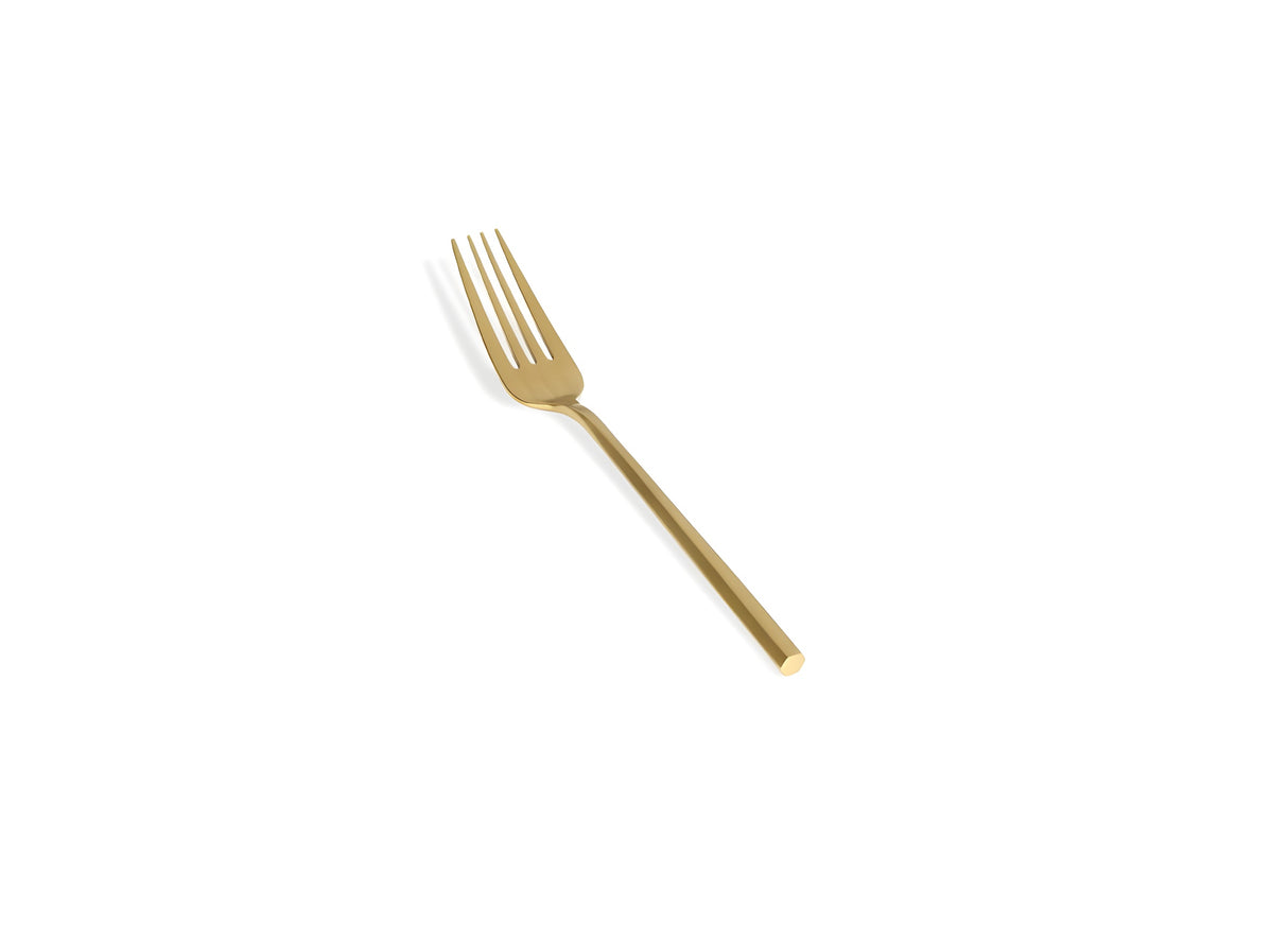 Tenedor de Cena Hector 8.25" - Pack de 12 pcs - Matte Brass