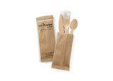 Set de Cubiertos y Servilletas Servewise® - Pack 200 Pcs
