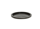 Bandeja Redonda de Acero Inoxidable 14" - Pack de 4 Piezas