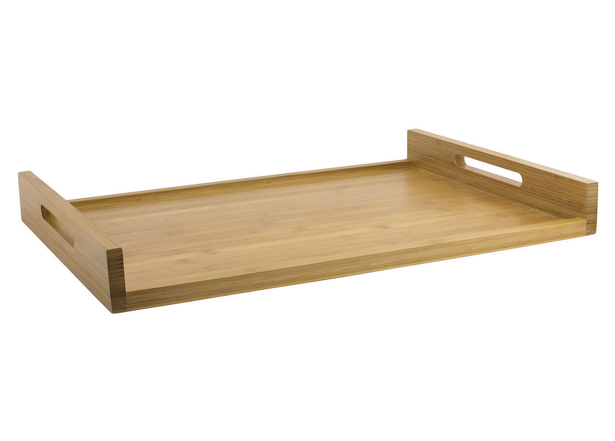 Bandeja de servicio de bambú 26"x18" - Pack de 2 pcs